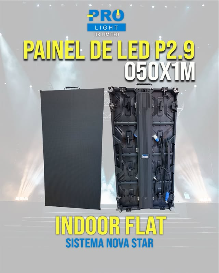 Painel P2.9 Indoor Flat NovaStar